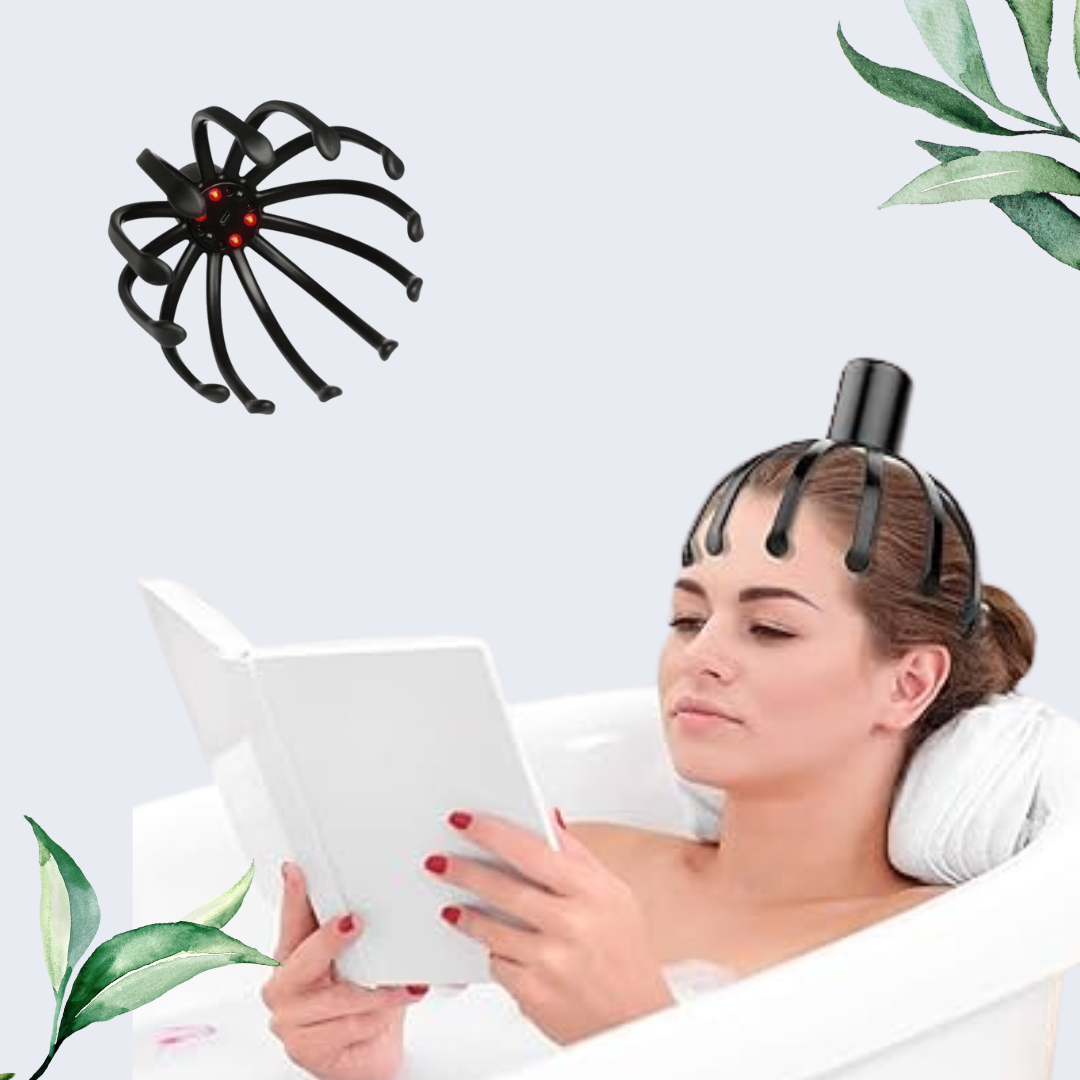 StressEase™- Masajeador eléctrico para el cuero cabelludo